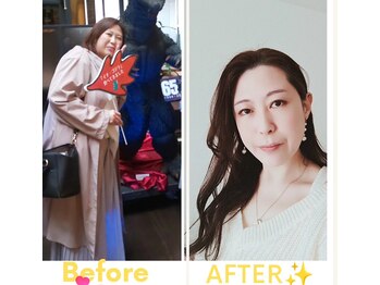 サロン ド モエ 金町(Solon de Moe)/オーナーのビフォアフター