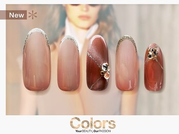 カラーズ広尾 ネイルラウンジ(Colors Hiroo Nail Lounge)/マグネットフレンチ モカムース
