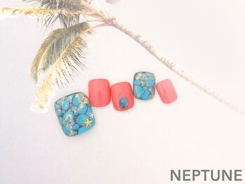 ネプチューン ネイルアンドアイラッシュ 二子玉川店(NEPTUNE)/No.26フットアートコース★K