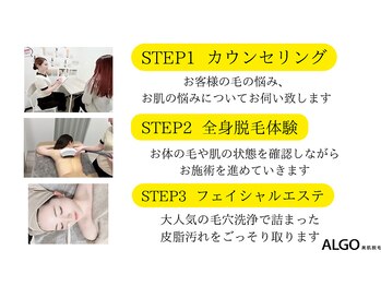 アルゴ 八幡黒崎店(ALGO)/ALGOご来店の流れ