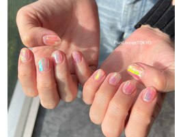 クリアオーロラフィルムネイル♪