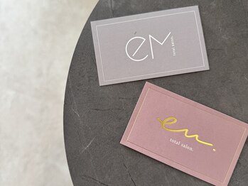 エム(eM.)/オリジナルサロンカード