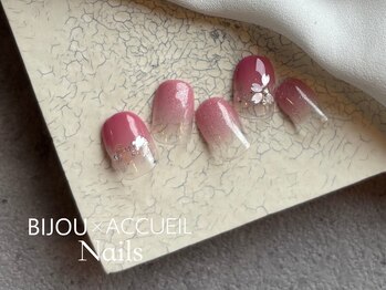 シックスティー ネイルズ バイ アクイユ 東中野(60min nails by ACCUEIL)/フラワーアートプラン