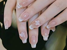 ダークハニー 池袋店(Dark Honey)/淡いピンクのマグネットフレンチ