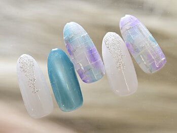 ☆チェックネイル