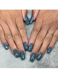 フラッシュネイルフレンチネイル