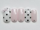 ピンクリボンドット¥7000