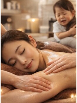 ローリエの写真/【豊川の格安サロン♪】「毎日頑張るママに、ため息が軽さに変わる時間。」全身オイルリンパ　4400円～