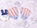 【チップ長さだしネイル】