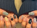 カラフルドットネイル☆