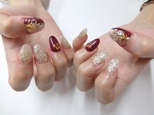 ネイルサロンミキ 横浜(MIKI)/キラキラおしゃれスカルプアート