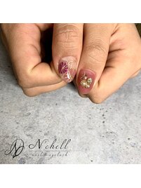 お花ネイル