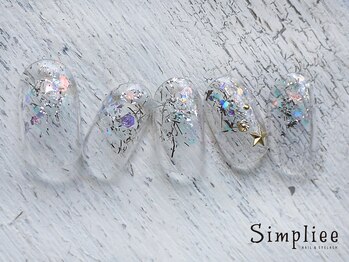 シンプリー 西荻窪店(Simpliee)/定額　クリアネイル