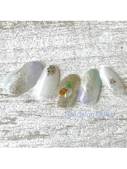 ネイルサロン クイル(QUILL)/8月キラキラ(3)