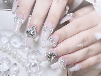 リンドネイル バイ モカ アンド ララ(Lind nail by moca and LaLa)/【mizuki】キレイめデザイン