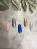 【キャンペーンネイル♪】5色限定ワンカラーネイル￥5500→￥4950