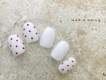 マリーネイルズ 表参道店(MARIE NAILS)/定額¥6,600 ドット 0724b