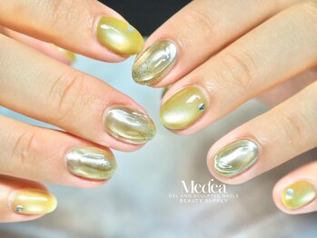 マグ&ホワイトシルバーミラー