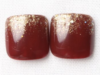 夏子ネイル アンド スクール/大人ラメグラ