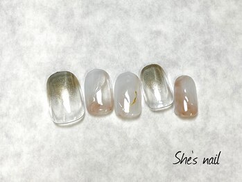 シーズネイル 渋谷店(She's nail)/新規のお客様オフ込み6500円