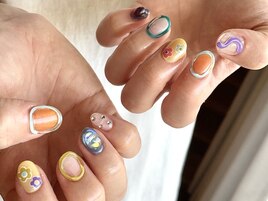 ぷくぷくネイル☆