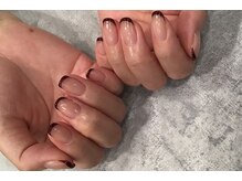 ネイルデコ(nail DECO)/スキニーフレンチ