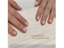 クリスタルネイル アミュプラザおおいた店(CRYSTAL NAIL)/フラワーネイル