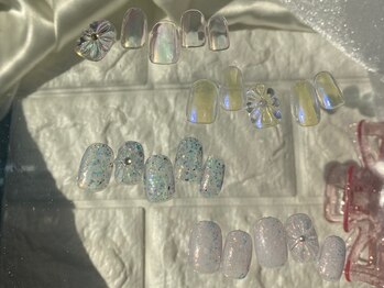 シェリーラメール 池袋店(cherie la mer)/クリアぷっくりフラワー