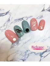 ルフラン 津田沼店(Refranc)/スイートバレンタインネイル