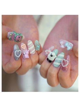 リラ(Rila)/作り置きパーツで10本アート