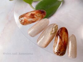 べっ甲ネイル☆
