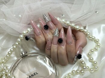 アンジュ(Ange)/【Miyu】チークツイードネイル