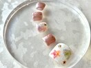 貝殻夏ネイル