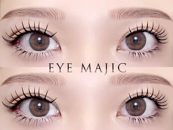 育毛まつげエクステ アイマジック 池袋店(EYE MAJIC)の写真/※育毛まつげエクステ(2980～)圧倒的カウンセリング力!目の形に合せた束感フラットラッシュ/アンドヘルシー