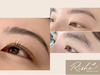 リッシュ 阿佐ヶ谷(Rishu)の写真/大人女性のための超似合わせアイブロウ×まつげパーマ!間引き過ぎない自然美と、上品な目元を長時間キープ