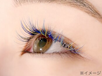 ビューティジーン 阪急西宮ガーデンズ店の写真/【カラエク(マツエク)】フラットラッシュのカラーエクステをご用意◎目尻のみやグラデーションもオススメ♪