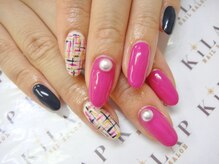 ネイルサロン キラップ(Nail Salon KiLAP)/ツイードネイル¥6980