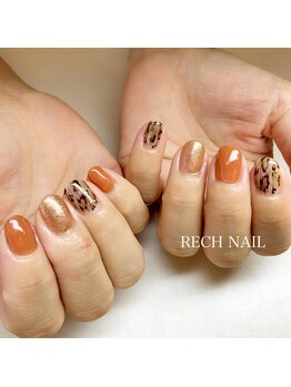 レッシュネイル サロンアンドスクール(RECH NAIL salon&school)/レオパード