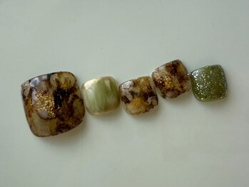 フット定額デザインネイル