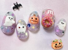 リコリコネイル(Riko Riko Nail)/ハロウィンデザイン