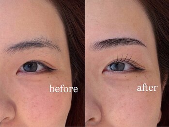 オムズアイ(om's eye.)/ハリウッドブロウ+まつパ