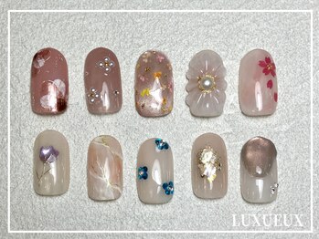 ネイルアンドアイラッシュ ルクソー ホテル日航福岡店(Nail&Eyelash LUXUEUX.)/【定額デザイン1本¥330~】