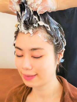 ウォークインビューティー(walk in beauty)の写真/歴20年以上のスタッフによる極上技【人気★ヘッドスパ（クリームバス）70分¥9800】疲労を癒す至福タイム♪