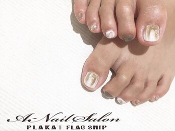 エーネイルサロン プラーカ本店(A-Nail Salon)/　ニュアンスネイル