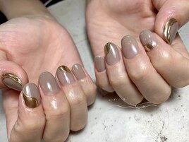 ワンカラー×ミラーアート