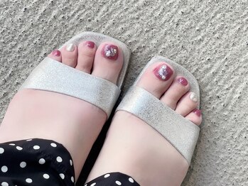 アバネイル 藤が丘(AVA NAIL)/【秋フットニュアンスミラー】