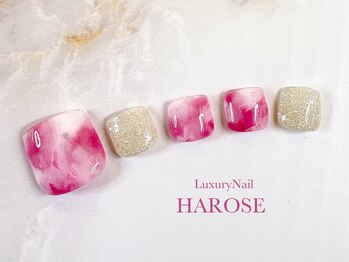 ラグジュアリーネイル ハローズ(HAROSE)/フットマンスリージェルコース