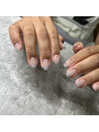 フラッシュネイルのフレンチ