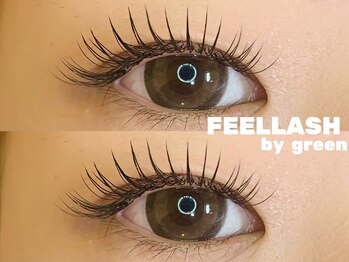 フィールラッシュ バイ グリーン(FEELLASH by green)/LED140本(目尻長めタ目デザイン