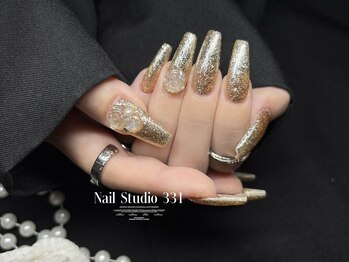 サンサンイチ 関内店(331)/ゴールドラメ☆バラパーツ